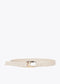 Cinturon estrecho nudo logo ovalado LOLA CASADEMUNT CRUDO LF2506004.001