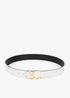 Cinturon reversible hebilla LC LOLA CASADEMUNT NEGRO-CRUDO LF2506006.2N0