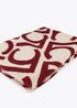 Foular plisados bicolor LC LOLA CASADEMUNT CRUDO-ROJO LF2507007.203.U