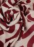 Foular plisados bicolor LC LOLA CASADEMUNT CRUDO-ROJO LF2507007.203.U