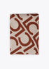 Foular plisados bicolor LC LOLA CASADEMUNT CRUDO-MARRON LF2507007.205.U