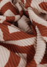 Foular plisados bicolor LC LOLA CASADEMUNT CRUDO-MARRON LF2507007.205.U
