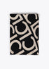 Foular plisados bicolor LC LOLA CASADEMUNT NEGRO-CRUDO LF2507007.2N0.U