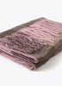 Bufanda cuadros logo grande GRIS-ROSA LF2507008.212.U LOLA CASADEMUNT