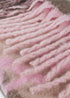 Bufanda cuadros logo grande GRIS-ROSA LF2507008.212.U LOLA CASADEMUNT