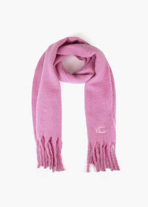 Bufanda lisa flecos gruesos ROSA LF2507009.024.U LOLA CASADEMUNT