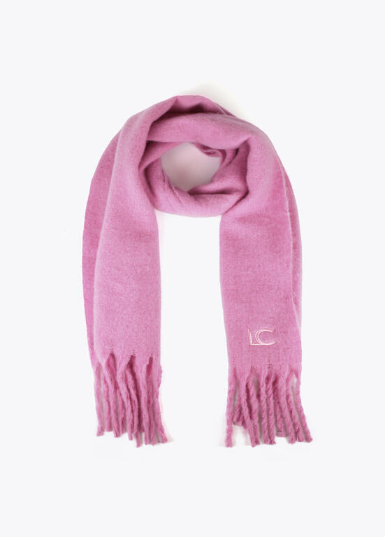 Bufanda lisa flecos gruesos ROSA LF2507009.024.U LOLA CASADEMUNT