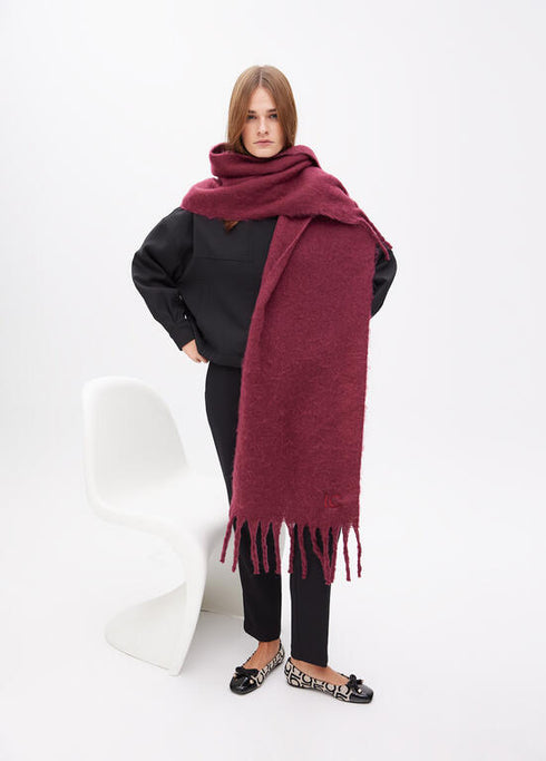 Budanda lisa flecos gruesos BURDEOS U LF2507009.033.U LOLA CASADEMUNT