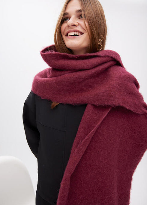 Budanda lisa flecos gruesos BURDEOS U LF2507009.033.U LOLA CASADEMUNT