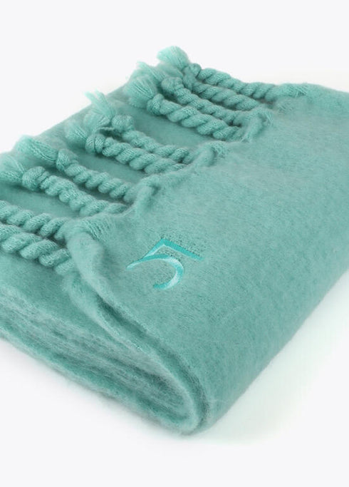 Budanda lisa flecos gruesos VERDE U LF2507009.062.U LOLA CASADEMUNT