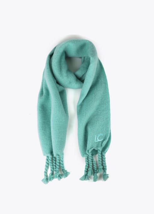 Budanda lisa flecos gruesos VERDE U LF2507009.062.U LOLA CASADEMUNT