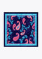 Pañuelo estampado paisley LOLA CASADEMUNT AZUL-LILA LF2507014.278.U
