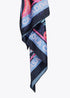 Pañuelo estampado paisley LOLA CASADEMUNT AZUL-LILA LF2507014.278.U