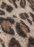 Bufanda en animal print con flecos CRUDO-MARRON U LF2507027.205.U LOLA CASADEMUNT