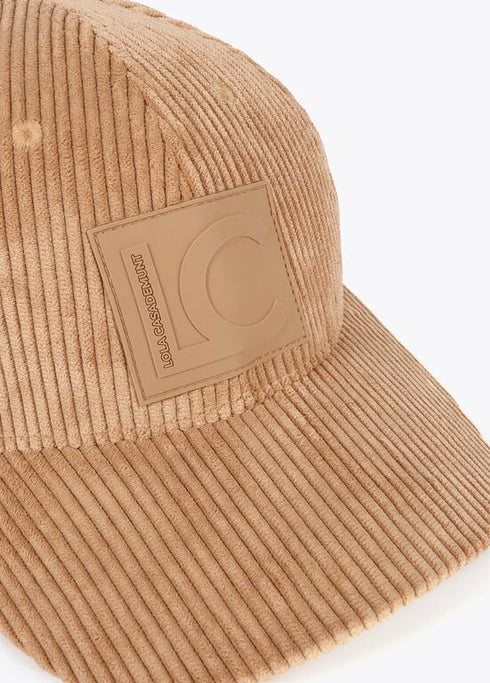 Visera pana logo LC LOLA CASADEMUNT BEIGE LF2507031.050.U