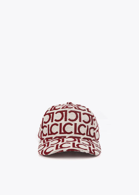 Visera logotipada LOLA CASADEMUNT ROJO-CRUDO LF2507032.230.U