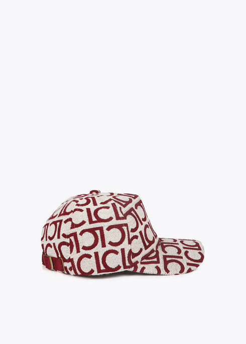 Visera logotipada LOLA CASADEMUNT ROJO-CRUDO LF2507032.230.U