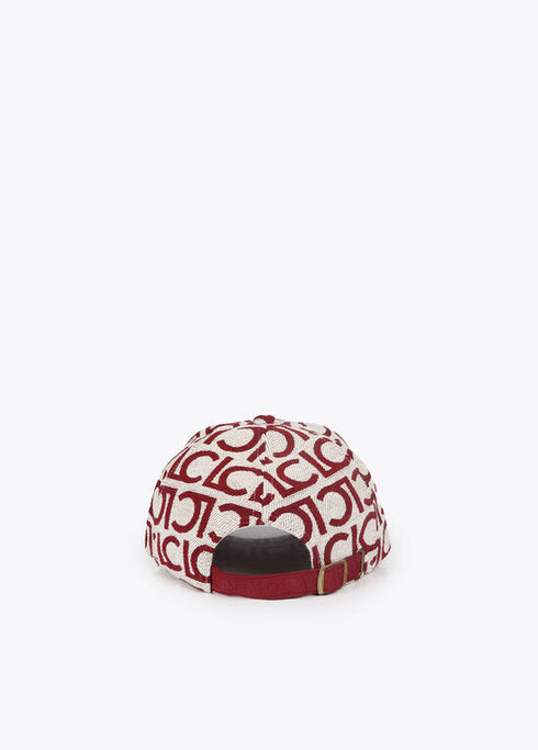 Visera logotipada LOLA CASADEMUNT ROJO-CRUDO LF2507032.230.U