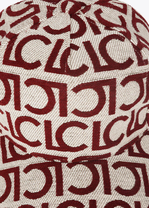 Visera logotipada LOLA CASADEMUNT ROJO-CRUDO LF2507032.230.U