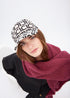 Visera logotipada LOLA CASADEMUNT NEGRO-CRUDO LF2507032.2N0.U
