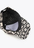 Visera logotipada LOLA CASADEMUNT NEGRO-CRUDO LF2507032.2N0.U