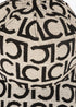Visera logotipada LOLA CASADEMUNT NEGRO-CRUDO LF2507032.2N0.U