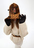 Visera animal print MARRON-CRUDO U LF2507033.250.U LOLA CASADEMUNT