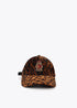 Visera animal print MARRON-CRUDO U LF2507033.250.U LOLA CASADEMUNT