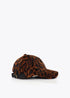 Visera animal print MARRON-CRUDO U LF2507033.250.U LOLA CASADEMUNT