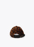 Visera animal print MARRON-CRUDO U LF2507033.250.U LOLA CASADEMUNT