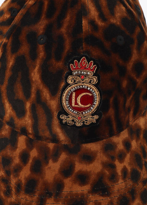 Visera animal print MARRON-CRUDO U LF2507033.250.U LOLA CASADEMUNT