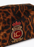Neceser estampado animal print MARRON-NEGRO U LF2512001.25N.U LOLA CASADEMUNT
