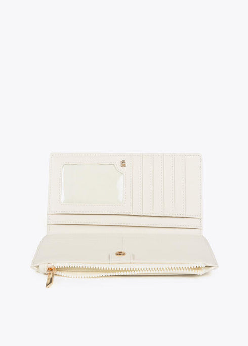 Billetero monograma rombos LOLA CASADEMUNT CRUDO LF2512003.001.U