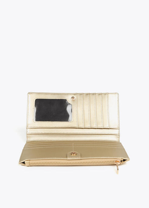 Billetero monograma rombos DORADO U LF2512003.0M2.U LOLA CASADEMUNT