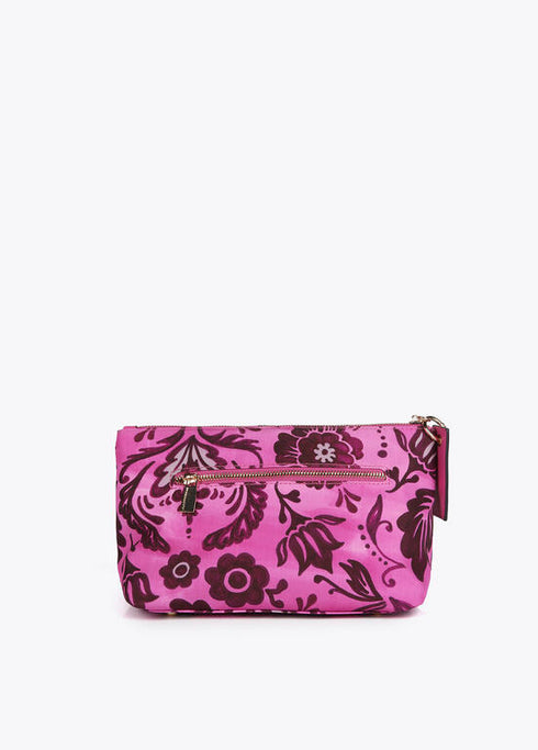 Neceser estampado flores ROSA-ROJO LF2512006.223.U LOLA CASADEMUNT