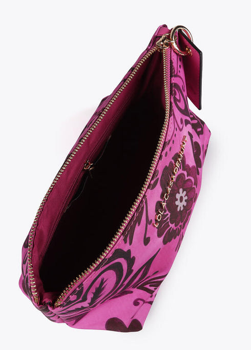 Neceser estampado flores ROSA-ROJO LF2512006.223.U LOLA CASADEMUNT