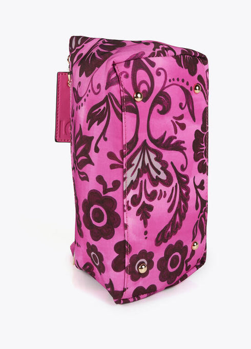 Neceser estampado flores ROSA-ROJO LF2512006.223.U LOLA CASADEMUNT