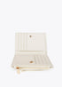 Monedero monograma rombos LOLA CASADEMUNT CRUDO LF2512007.001.U