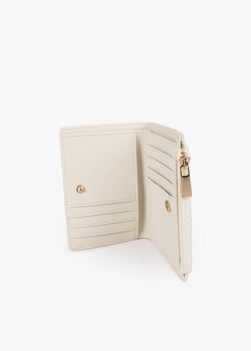 Monedero monograma rombos LOLA CASADEMUNT CRUDO LF2512007.001.U