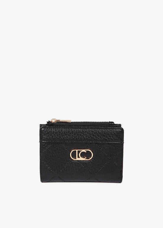 Monedero monograma rombos LOLA CASADEMUNT NEGRO LF2512007.00N.U
