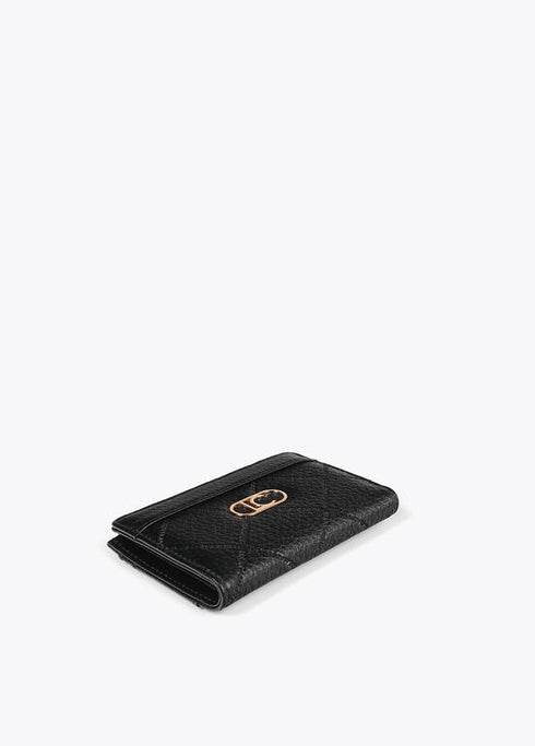 Monedero monograma rombos LOLA CASADEMUNT NEGRO LF2512007.00N.U
