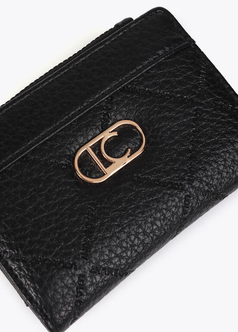 Monedero monograma rombos LOLA CASADEMUNT NEGRO LF2512007.00N.U