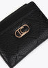Monedero monograma rombos LOLA CASADEMUNT NEGRO LF2512007.00N.U
