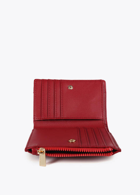 Monedero monograma rombos LOLA CASADEMUNT ROJO LF2512007.030.U