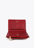 Monedero monograma rombos LOLA CASADEMUNT ROJO LF2512007.030.U