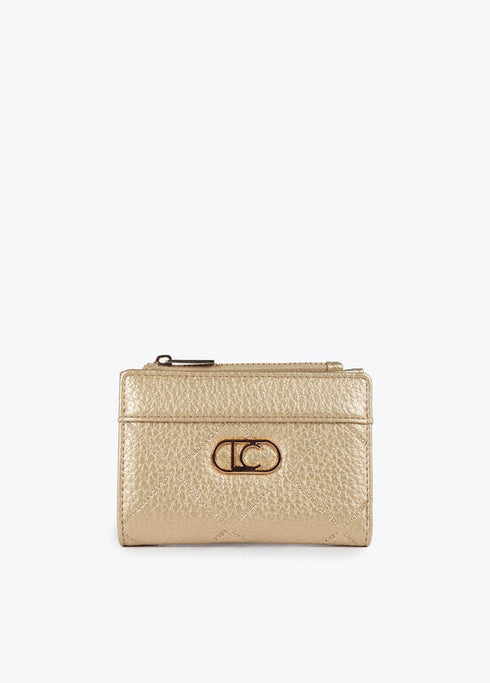 Monedero monograma rombos DORADO U LF2512007.0M2.U LOLA CASADEMUNT
