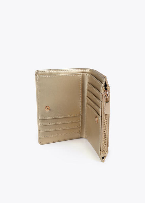 Monedero monograma rombos DORADO U LF2512007.0M2.U LOLA CASADEMUNT