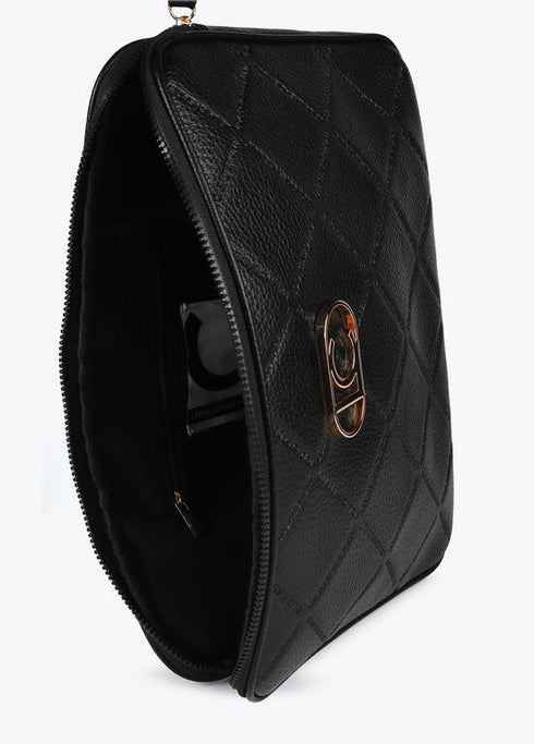 Funda ordenador monograma rombos NEGRO U LF2512008.00N.U LOLA CASADEMUNT