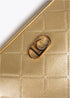 Funda ordenador monograma rombos DORADO U LF2512008.0M2.U LOLA CASADEMUNT