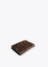 Monedero animal print LOLA CASADEMUNT MARRON-NEGRO LF2512010.25N.U